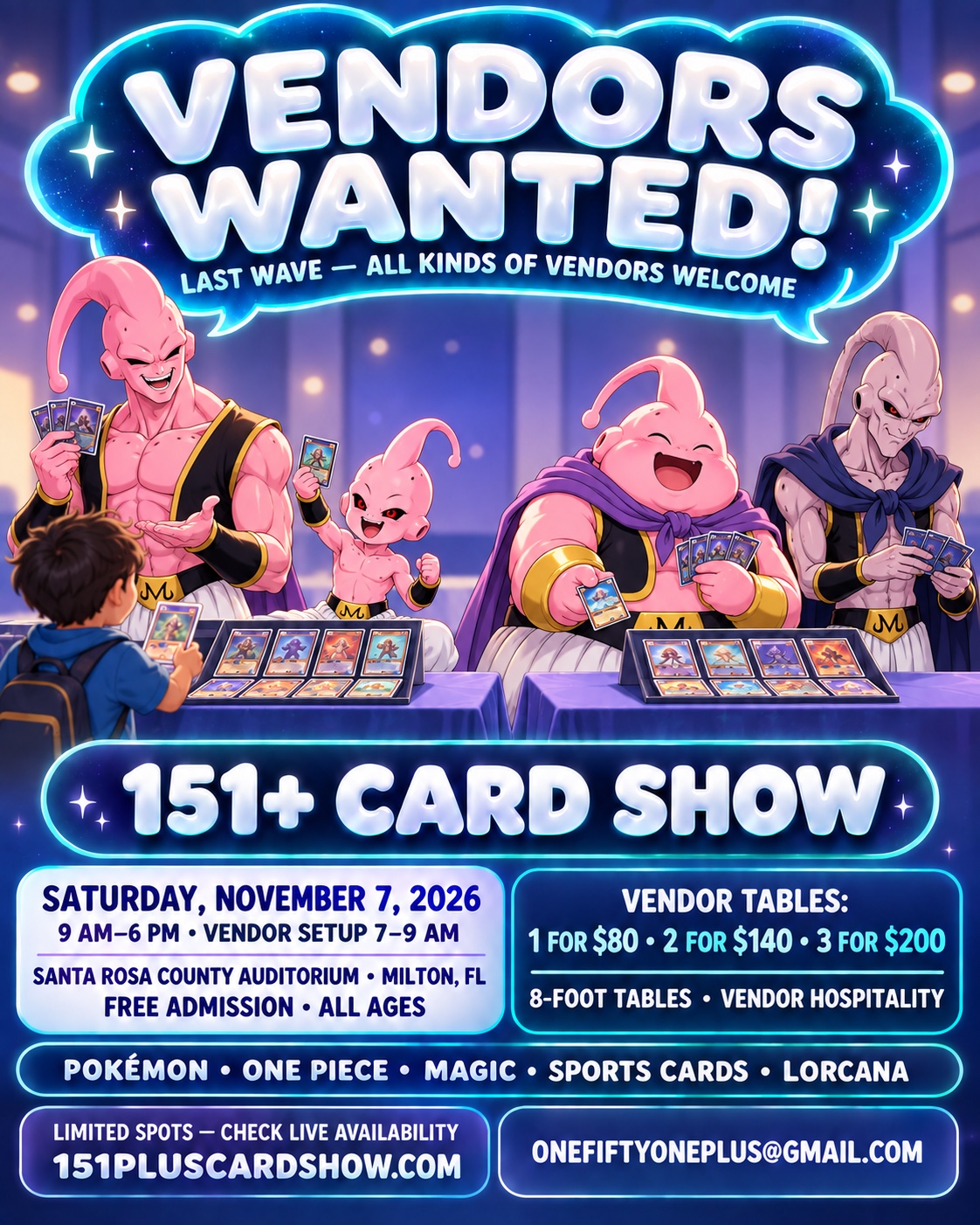 Vendor invitation artwork